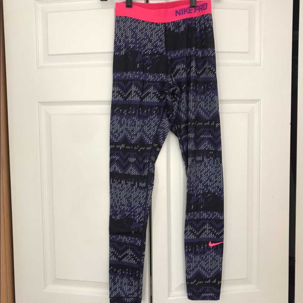 Fleece Lined Nike Pro Leggings
